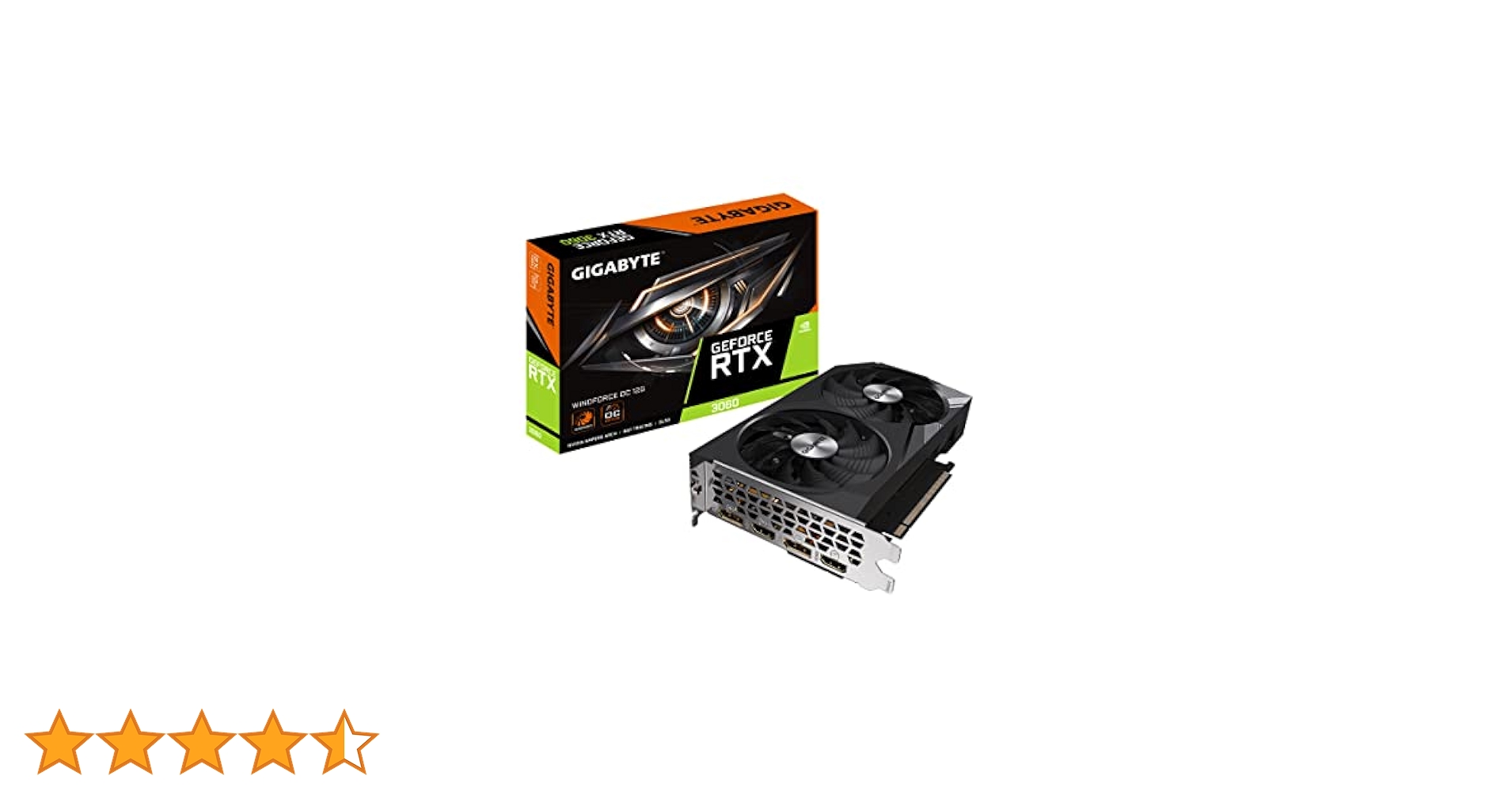 Amazon | GIGABYTE NVIDIA GeForce RTX 3060 WINDFORCE OC 12GB